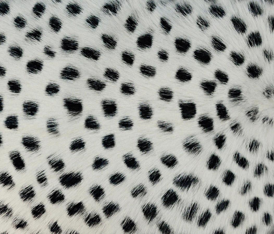 Tov Furniture Pillows & Throws - Genuine Goatskin 12"x20" Pillow White Leopard