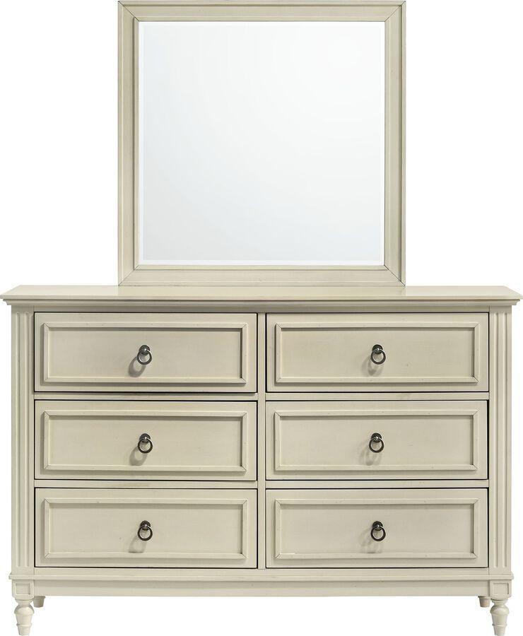 Elements Bedroom Sets - Gia 6-Drawer Dresser and Mirror Set