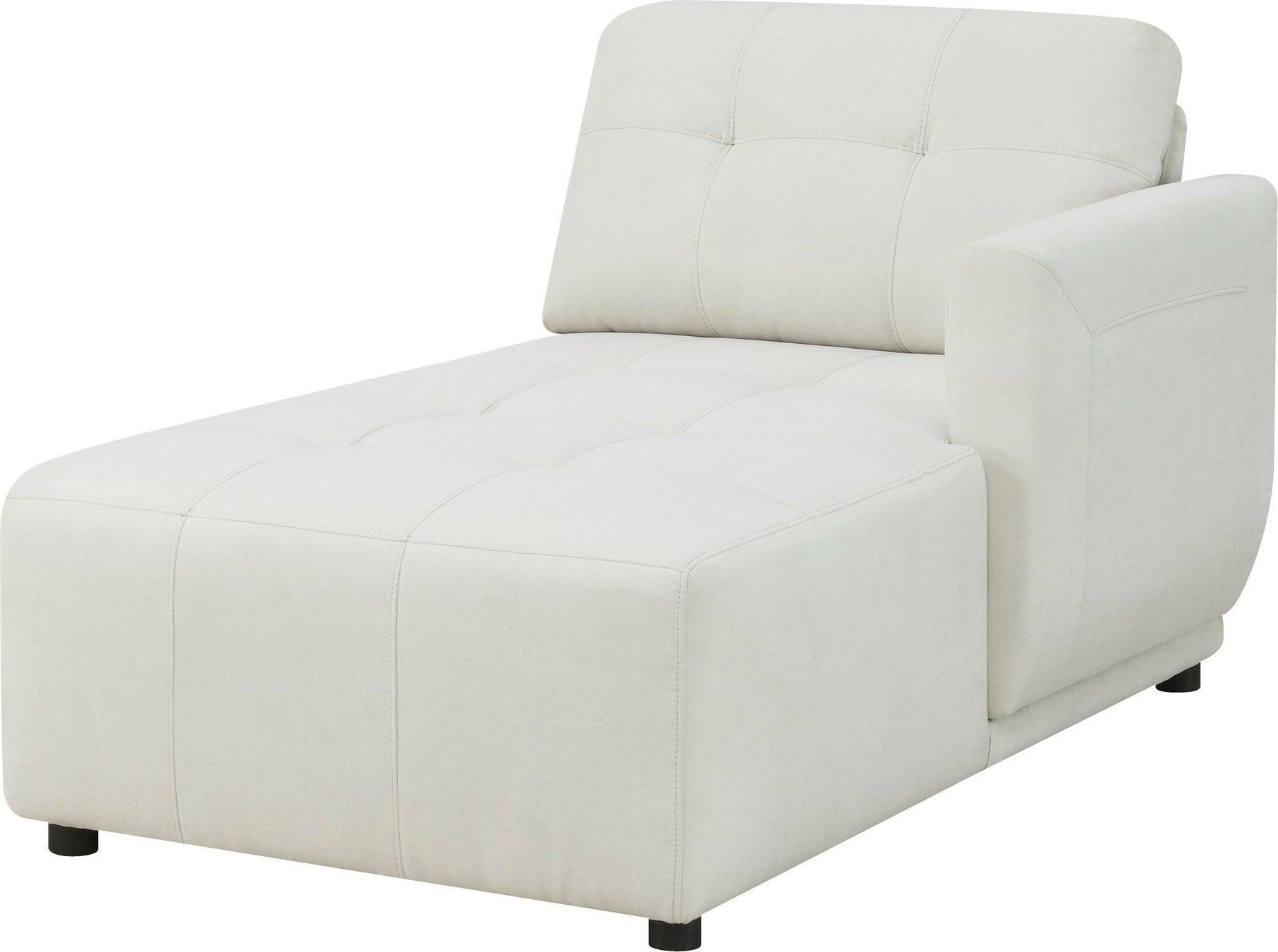 Elements Sleepers & Futons - Gianni Modular Right Hand Facing Chaise Natural