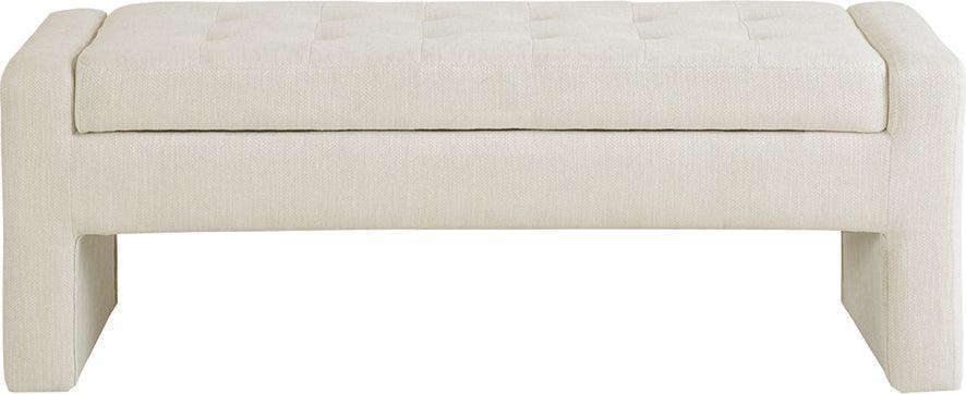 Olliix.com Benches - Gillian Storage Bench Cream