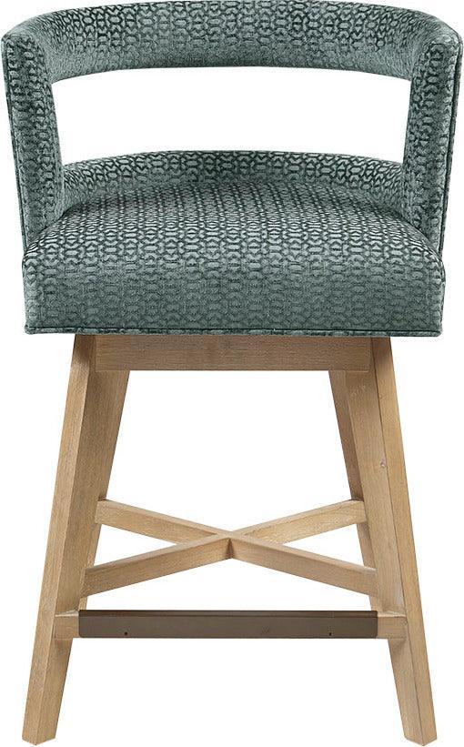 Olliix.com Barstools - Glenwood Swivel Counter Stool Blue