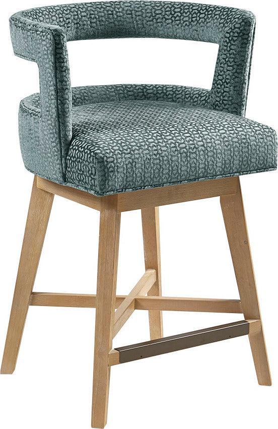 Olliix.com Barstools - Glenwood Swivel Counter Stool Blue