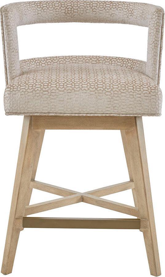 Olliix.com Barstools - Glenwood Swivel Counter Stool Cream