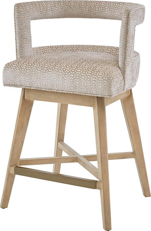 Olliix.com Barstools - Glenwood Swivel Counter Stool Cream