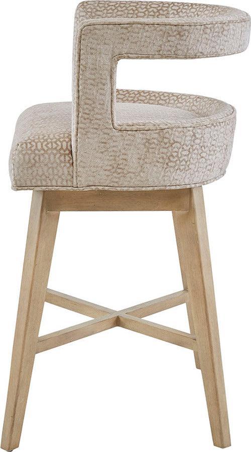 Olliix.com Barstools - Glenwood Swivel Counter Stool Cream