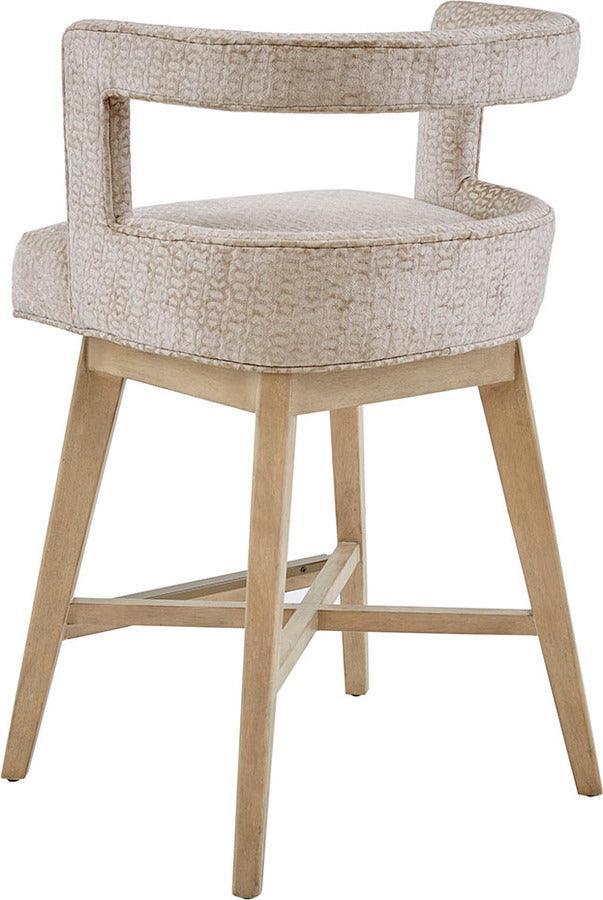 Olliix.com Barstools - Glenwood Swivel Counter Stool Cream