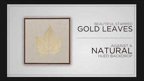 Olliix.com Wall Paintings - Golden Harvest Framed Canvas 3 Piece Set Gold