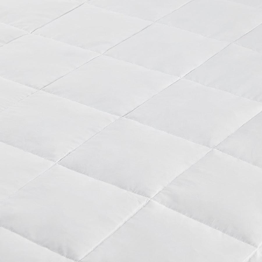 Olliix.com Comforters & Blankets - Goose Feather and Down Filling All Seasons Blanket White TN51-0485