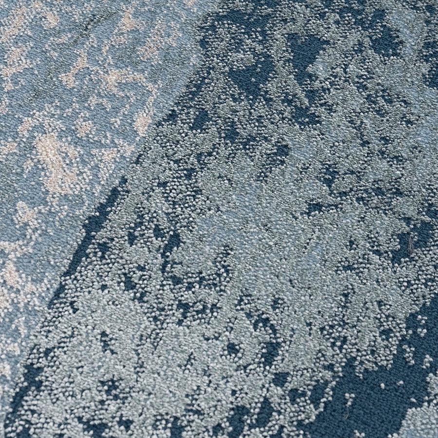 Olliix.com Indoor Rugs - Grace Transitional Abstract Wave Area Rug 6x9' Blue