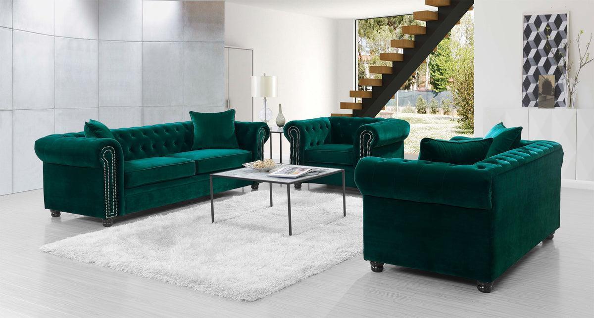 Elements Accent Chairs - Gramercy Chair Emerald