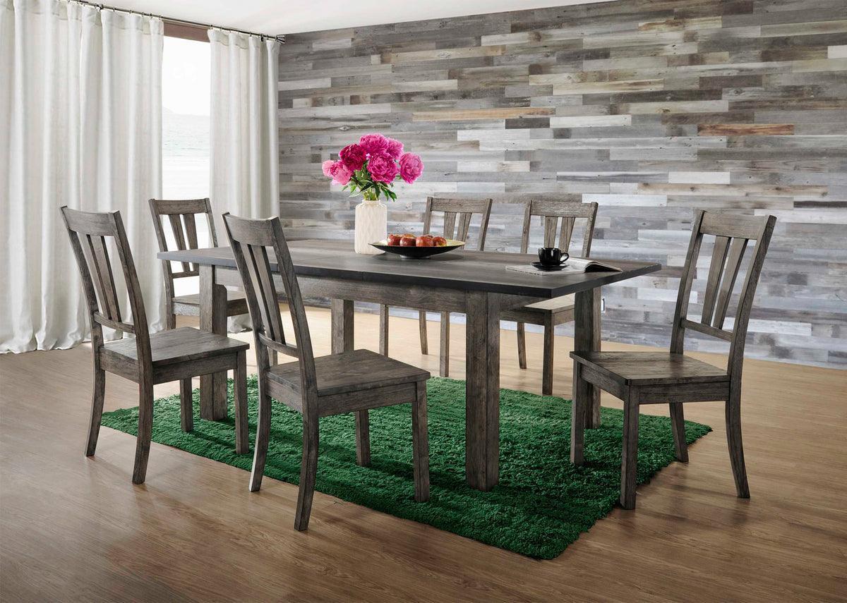 Elements Dining Sets - Grayson Dining 7PC Set Grey Oak