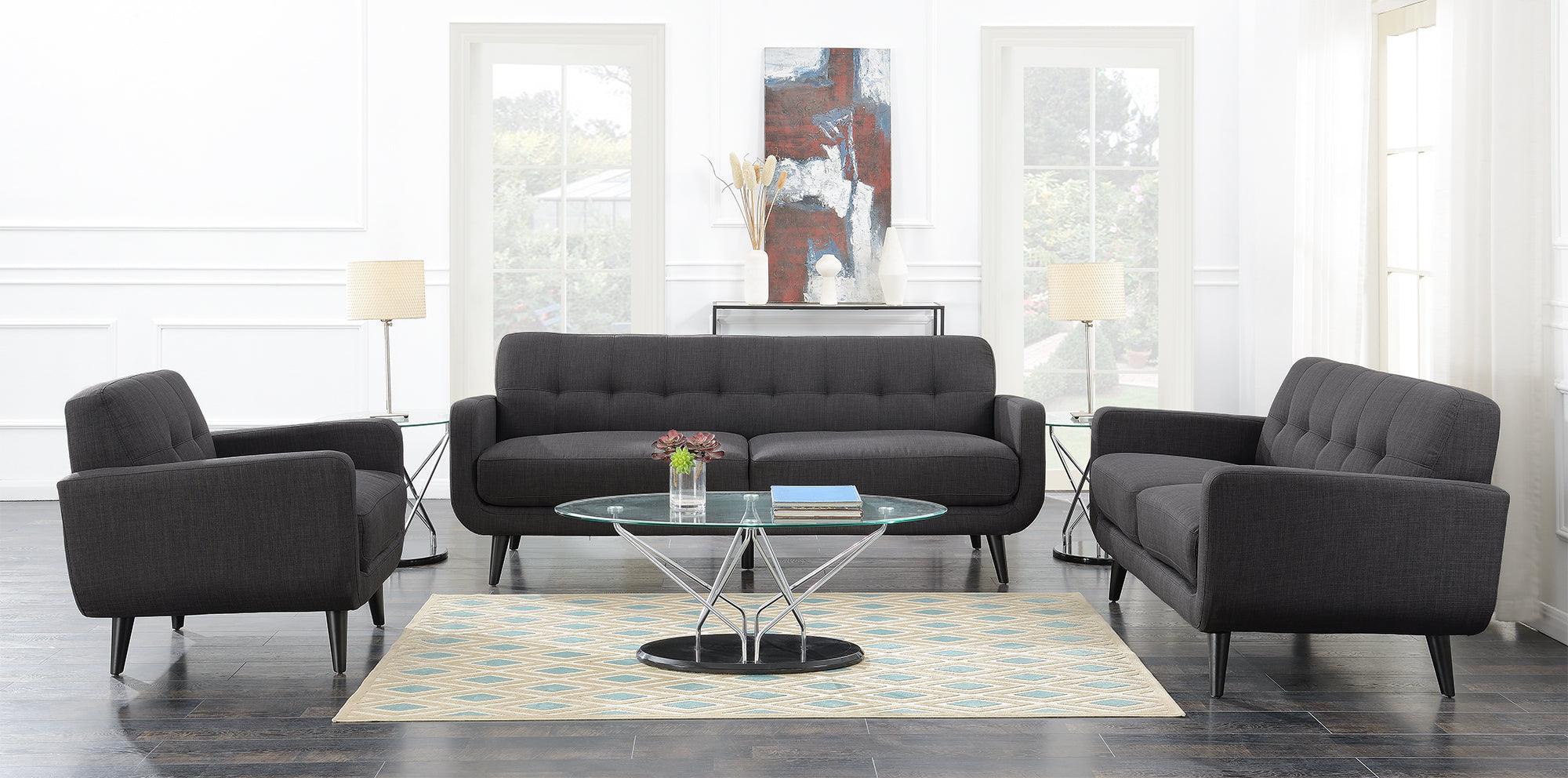 Elements Sofas & Couches - Hailey Sofa Charcoal