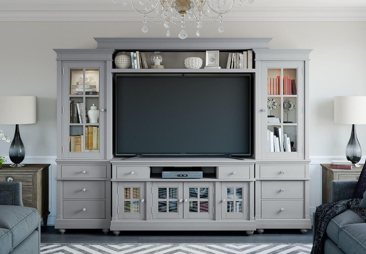 Tov Furniture TV & Media Units - Hampton Gray Entertainment Center