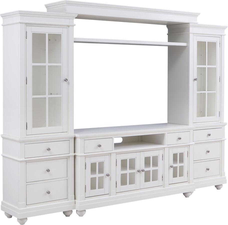 Tov Furniture TV & Media Units - Hampton White Entertainment Center