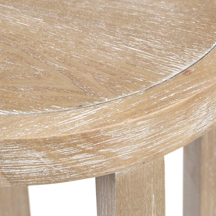 Olliix.com Side & End Tables - Harley Round Accent Table Reclaimed Wheat