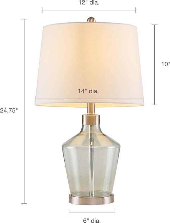 Olliix.com Table Lamps - Harmony Table lamp Grey (Set of 2)