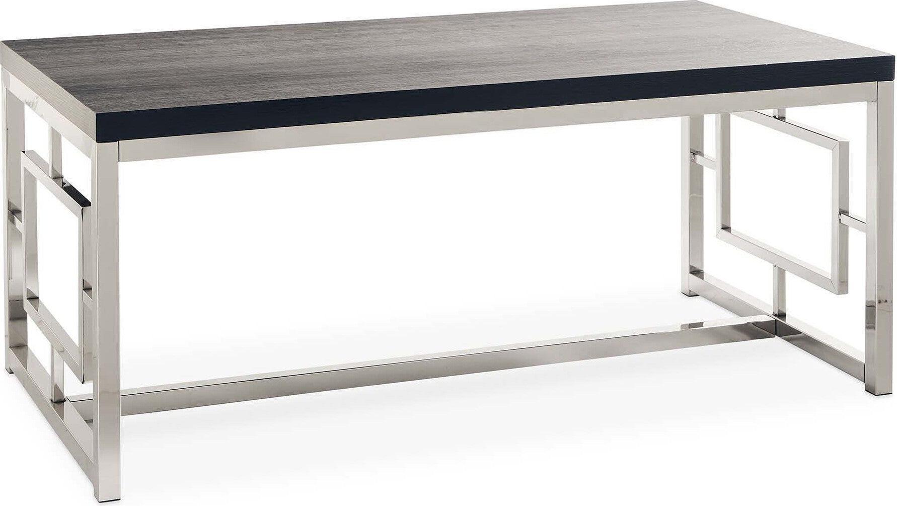 Elements Coffee Tables - Harper Coffee Table Chrome & Black