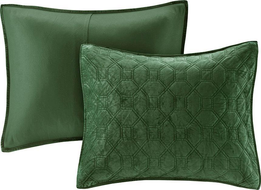 Olliix.com Comforters & Blankets - Harper Full/Queen Coverlet & Bedspr Green