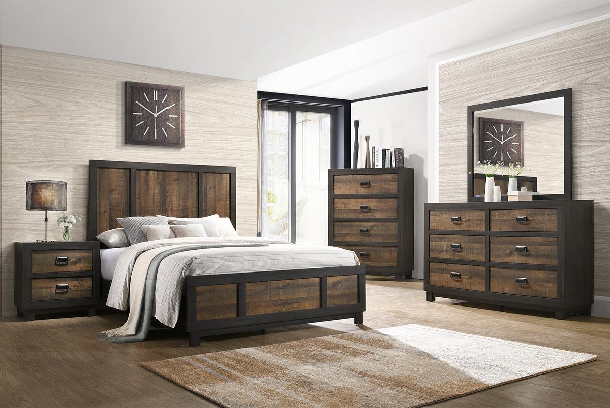 Elements Bedroom Sets - Harrison King Panel 3Pc Bedroom Set