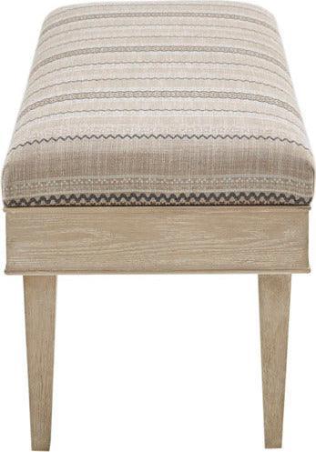 Olliix.com Benches - Harstrom Storage Bench Beige Multicolor