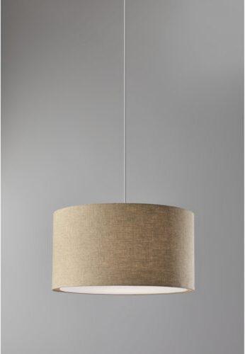 Adesso Ceiling Lights - Harvest Lrg Drum Pendant- Ntl