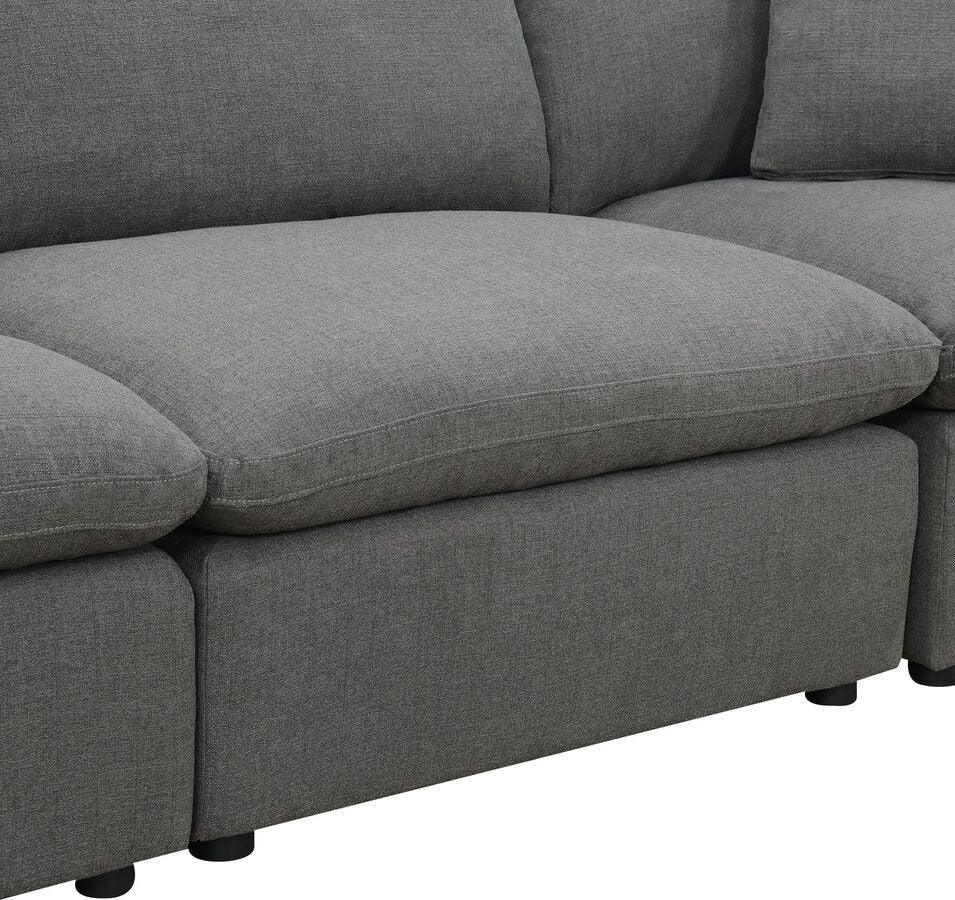 Elements Sectional Sofas - Haven 3PC Sectional Sofa Charcoal