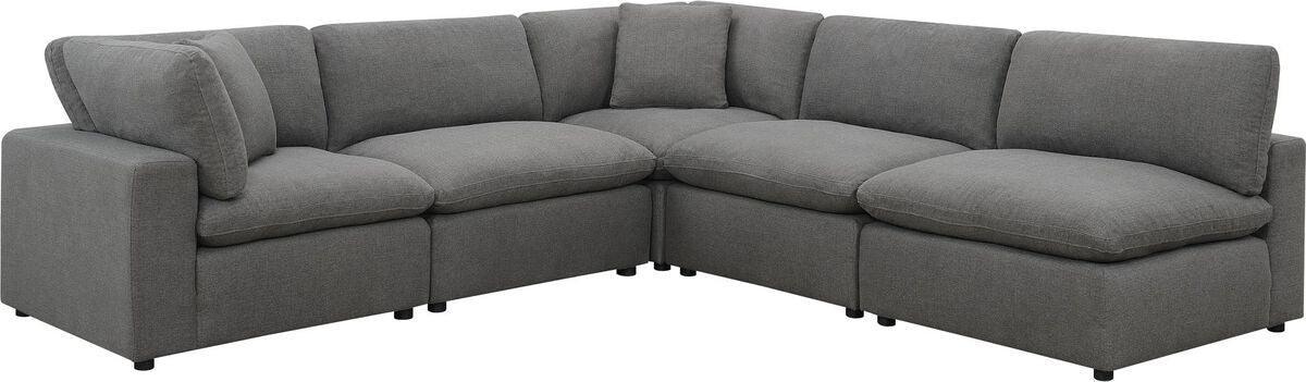 Elements Sectional Sofas - Haven 5PC Sectional Sofa Charcoal