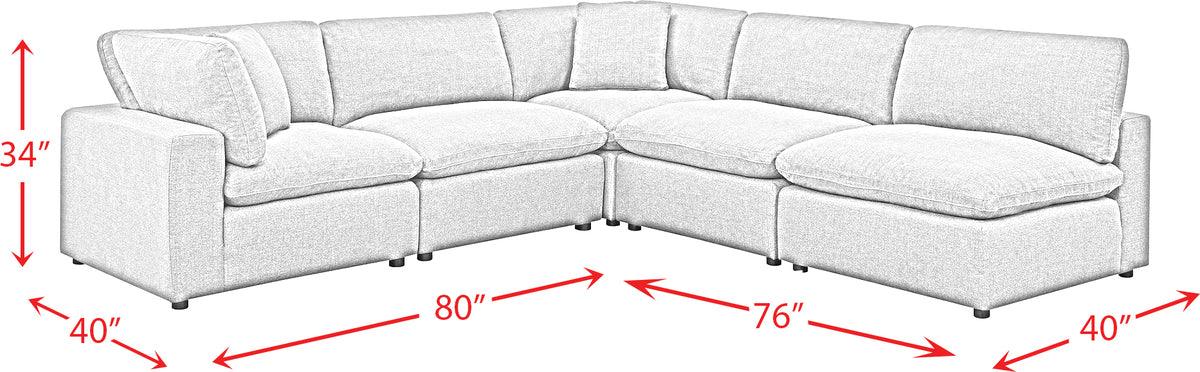 Elements Sectional Sofas - Haven 6PC Sectional Sofa