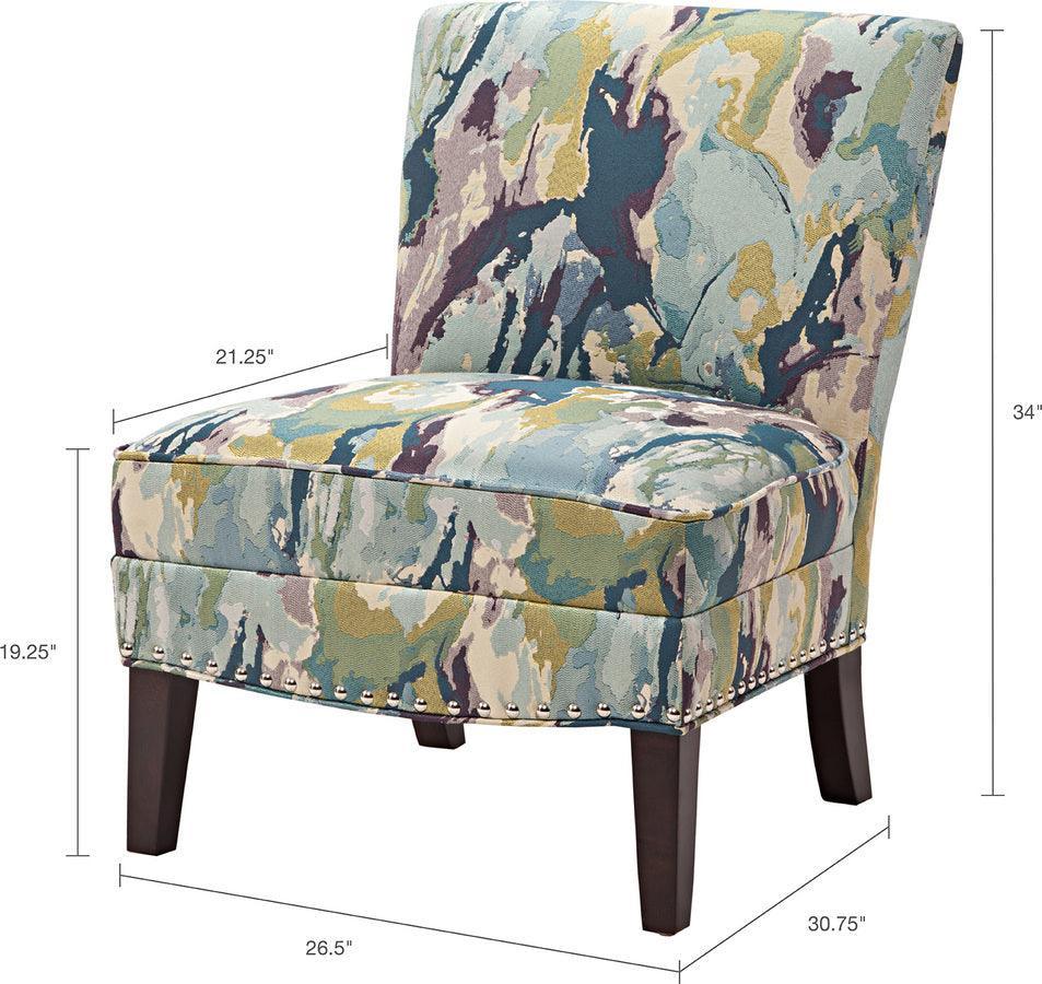 Olliix.com Accent Chairs - Hayden Slipper Accent Chair Multicolor