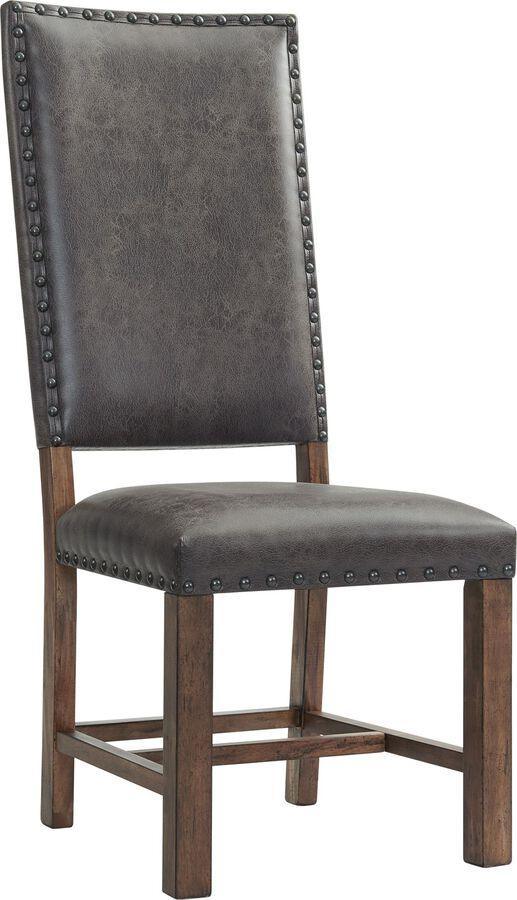 Elements Dining Sets - Hayward 6Pc Dining Set-Table, Four Tall Back Chairs And Settee
