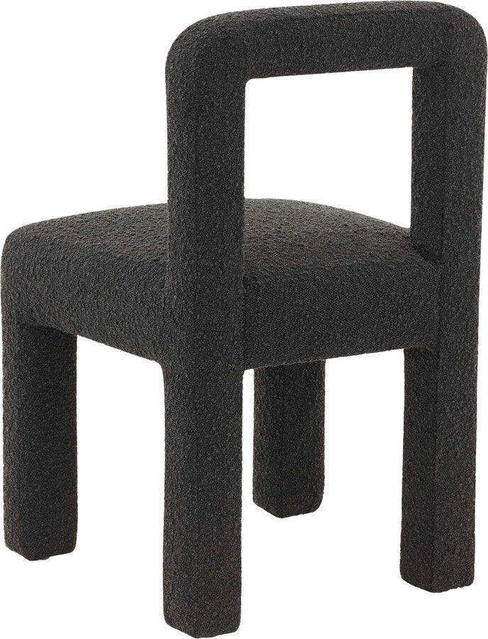 Tov Furniture Dining Chairs - Hazel Black Boucle Dining Chair Black