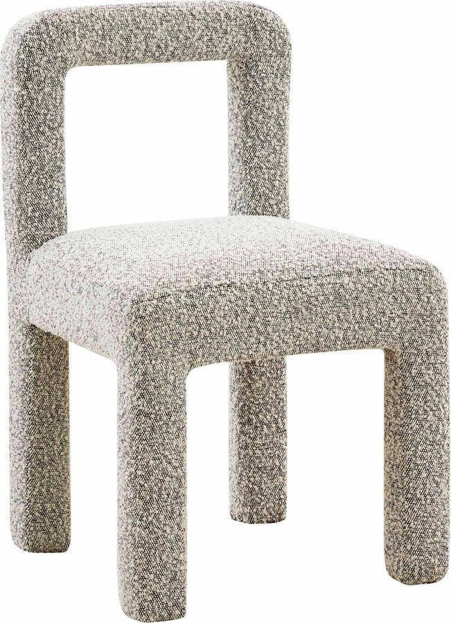 Tov Furniture Dining Chairs - Hazel Grey Boucle Dining Chair Grey