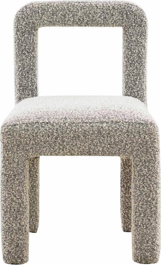 Tov Furniture Dining Chairs - Hazel Grey Boucle Dining Chair Grey