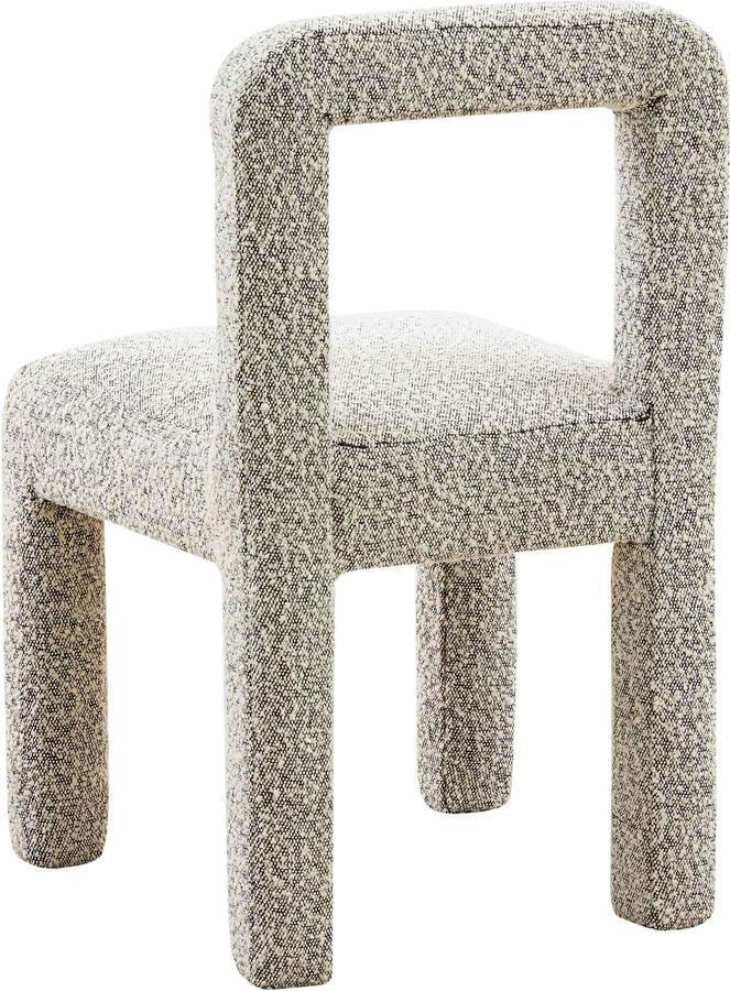 Tov Furniture Dining Chairs - Hazel Grey Boucle Dining Chair Grey