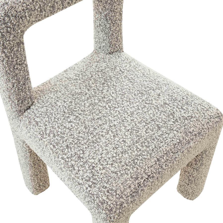 Tov Furniture Dining Chairs - Hazel Grey Boucle Dining Chair Grey