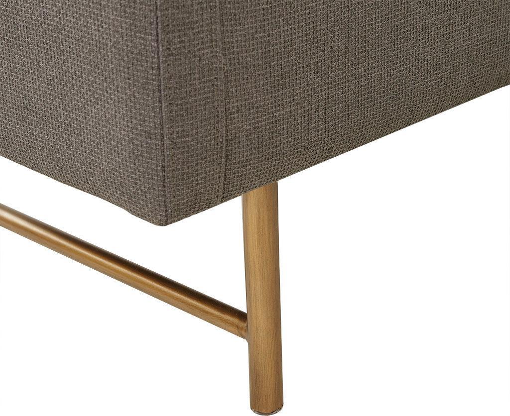 Olliix.com Benches - Heath Accent Bench Gray