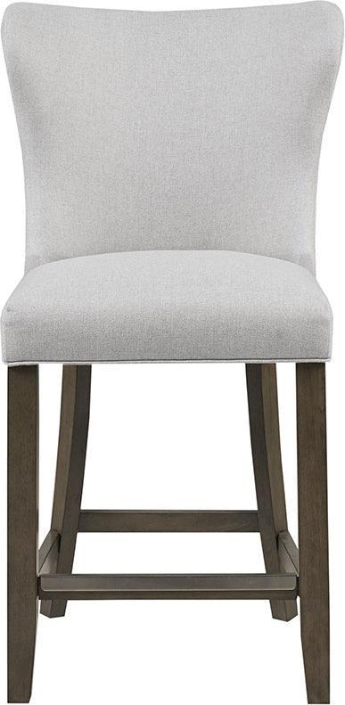 Olliix.com Barstools - Helena 25.5" Upholstered Counter Stool Cream