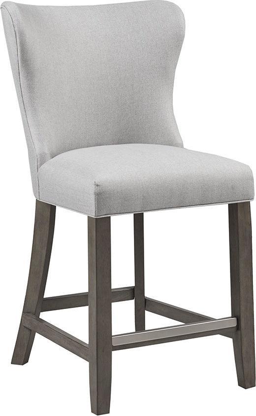 Olliix.com Barstools - Helena 25.5" Upholstered Counter Stool Cream