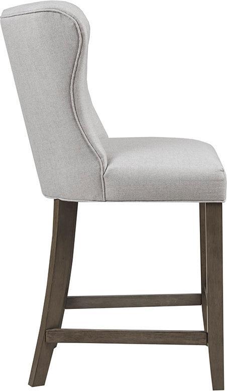 Olliix.com Barstools - Helena 25.5" Upholstered Counter Stool Cream