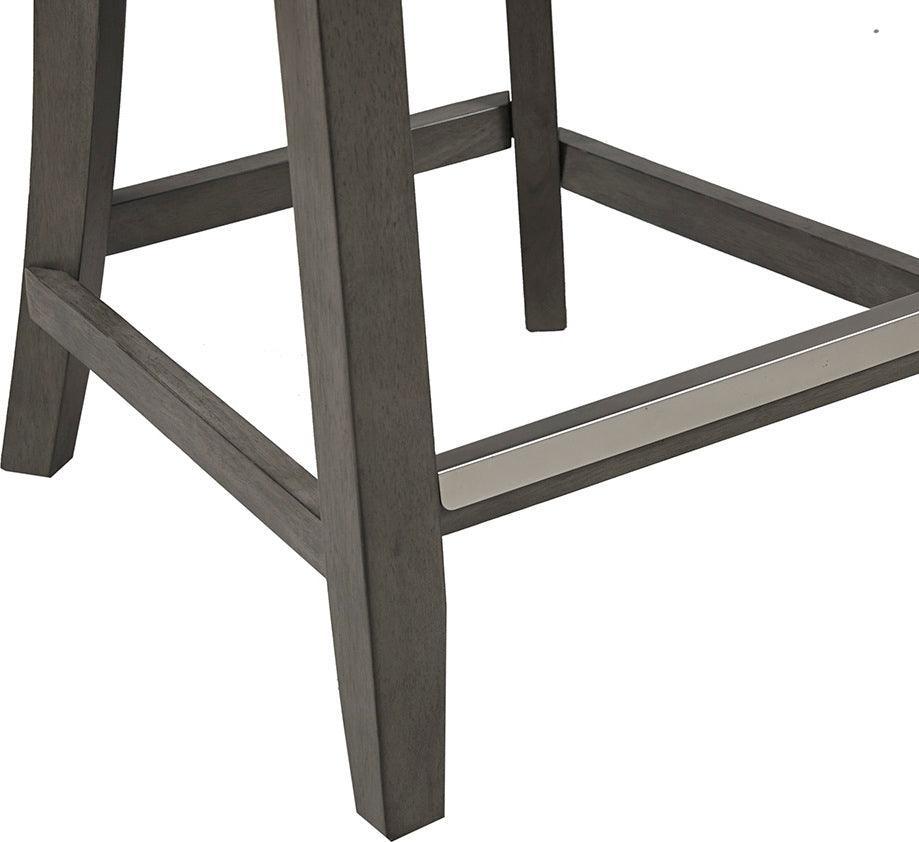 Olliix.com Barstools - Helena 25.5" Upholstered Counter Stool Cream