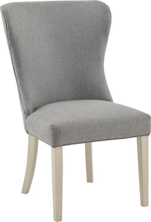 Olliix.com Dining Chairs - Helena Traditional Dining Side Chair 23.75"W x 27.5"D x 38.75"H Light Gray