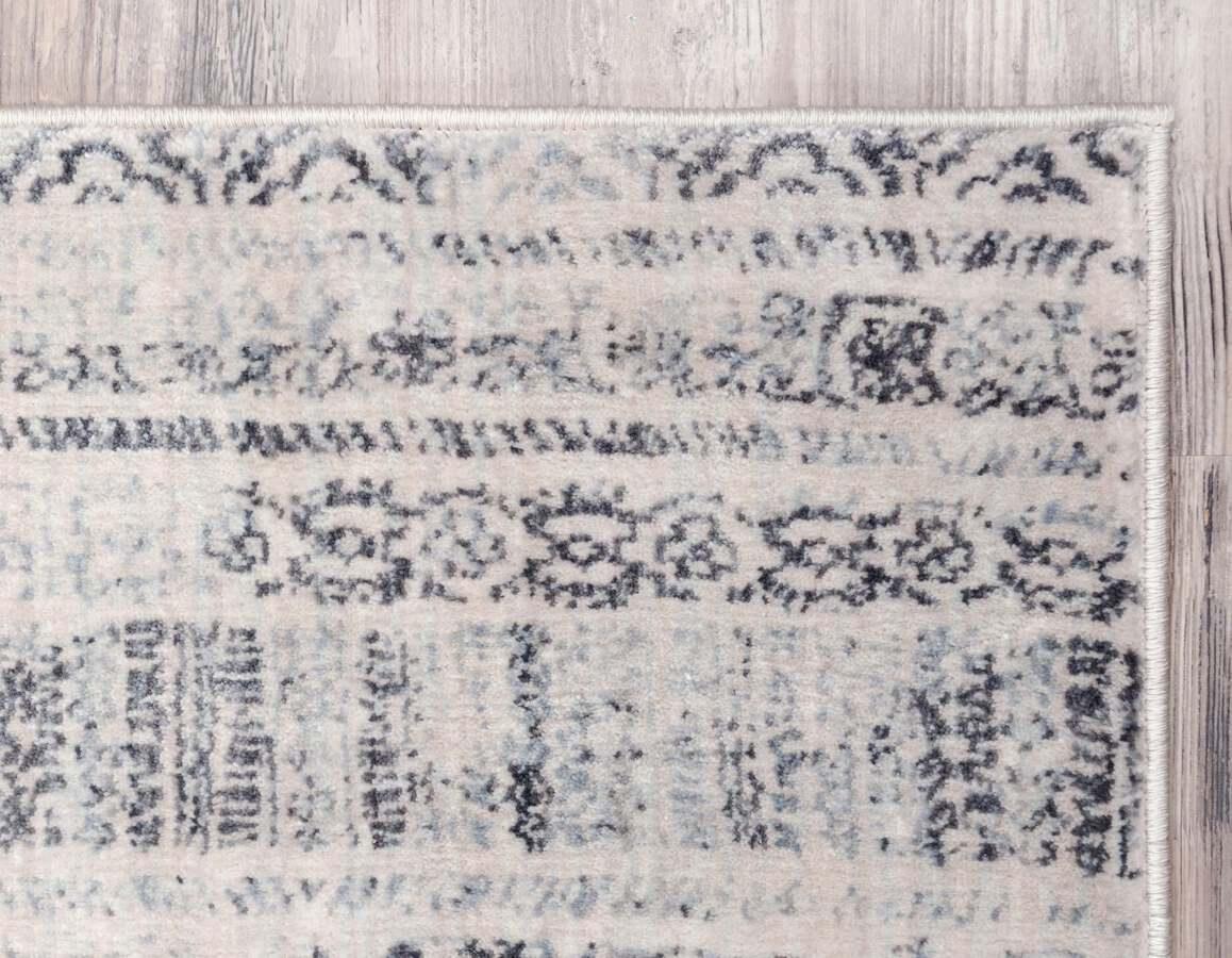 Unique Loom Indoor Rugs - Helios Bohemian 9x12 Rectangular Rug Beige