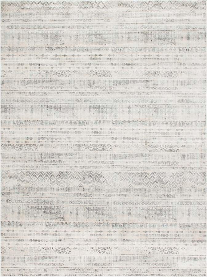 Unique Loom Indoor Rugs - Helios Bohemian 9x12 Rectangular Rug Beige
