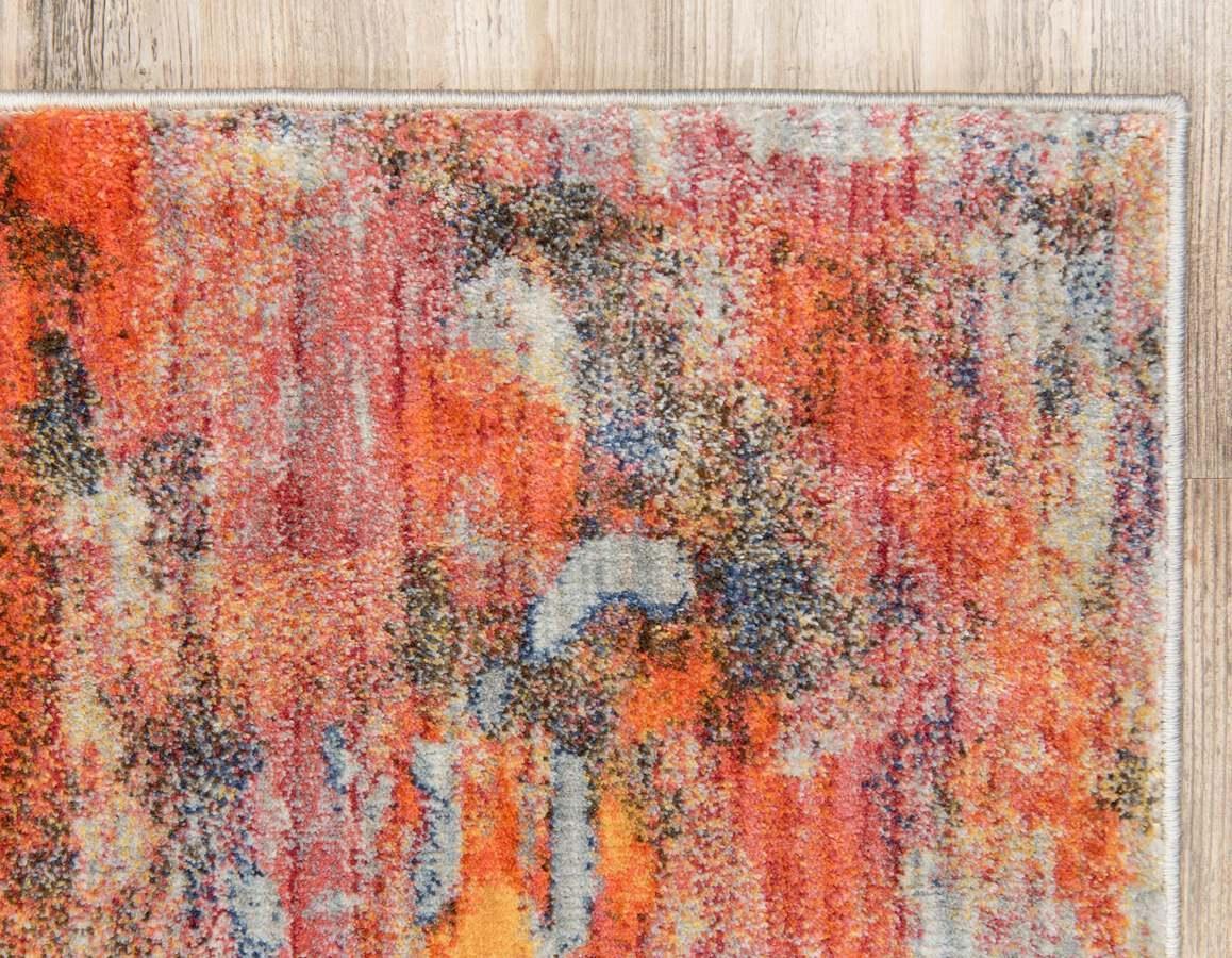 Unique Loom Indoor Rugs - Helios Eclectic 9x12 Rectangular Rug Multi