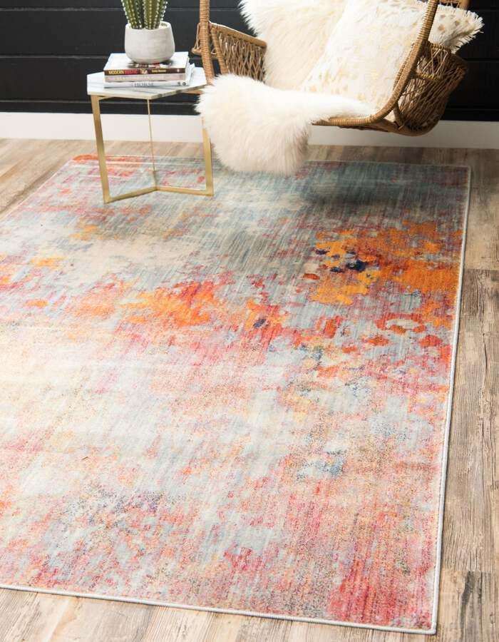 Unique Loom Indoor Rugs - Helios Eclectic 9x12 Rectangular Rug Multi