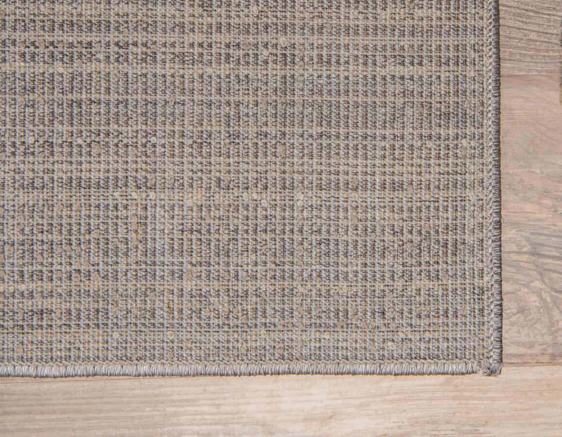 Unique Loom Indoor Rugs - Helios Rustic 9x12 Rectangular Rug Gray