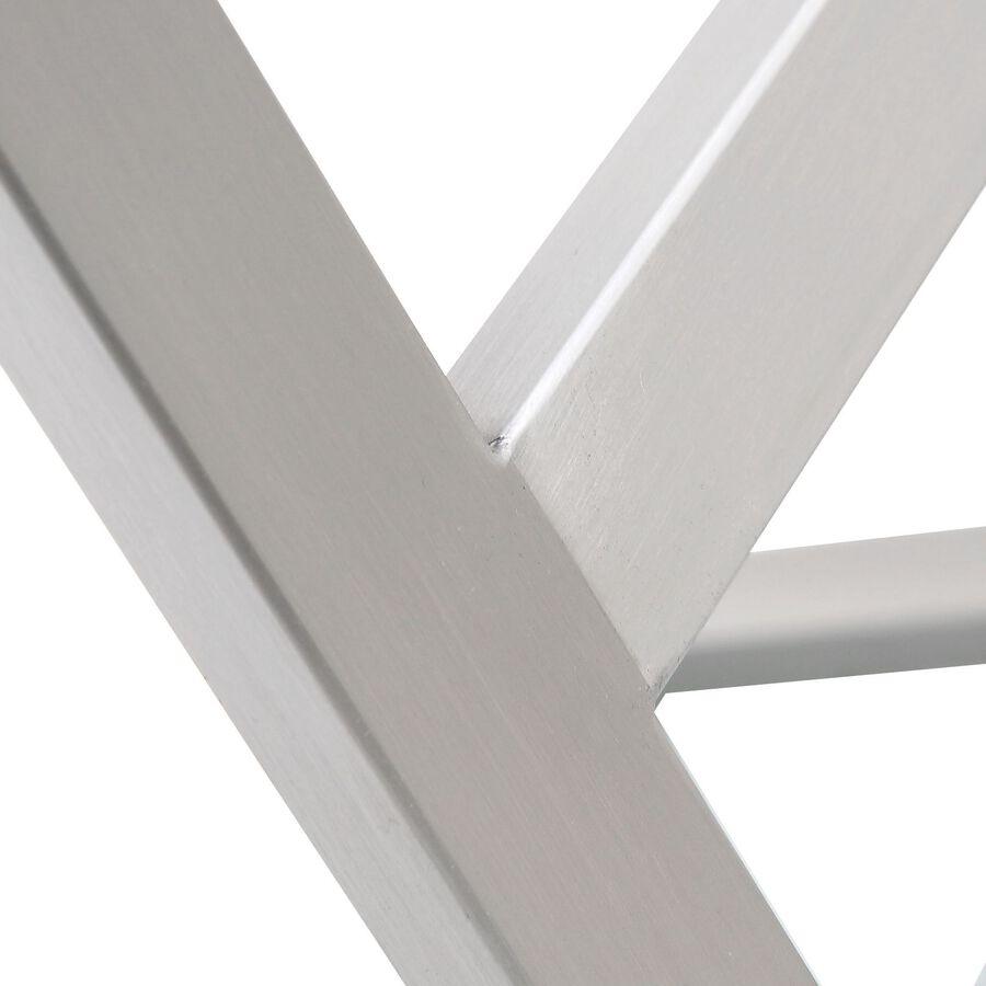 Tov Furniture Barstools - Helsinki Counter Stool Stainless Steel & Gray ( Set of 2 )