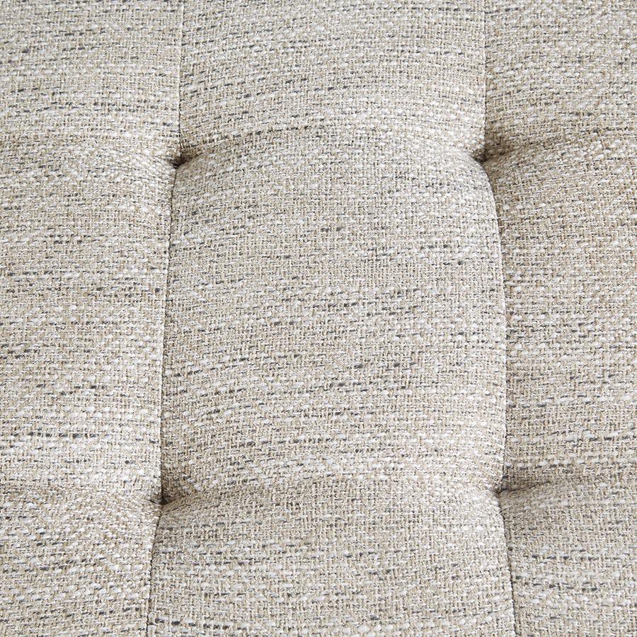 Olliix.com Benches - Highland Tufted Accent Bench with Shelf Ivory