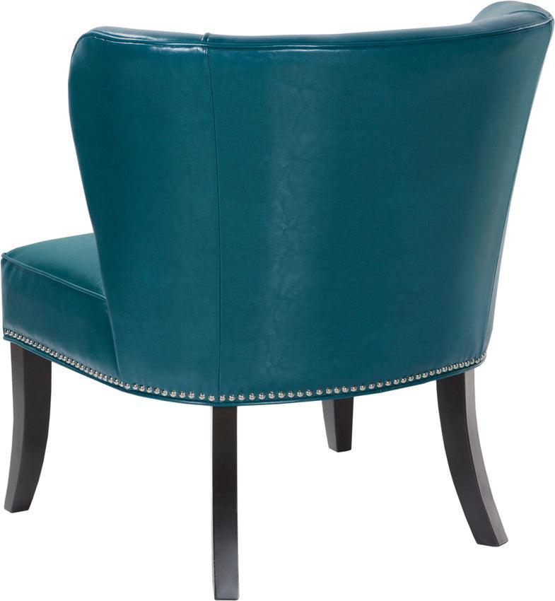Olliix.com Accent Chairs - Hilton Armless Accent Chair Blue