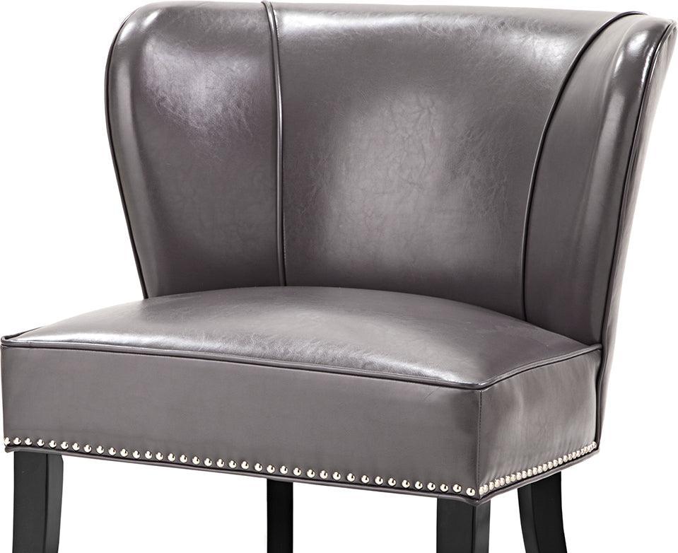 Olliix.com Accent Chairs - Hilton Armless Accent Chair Gray
